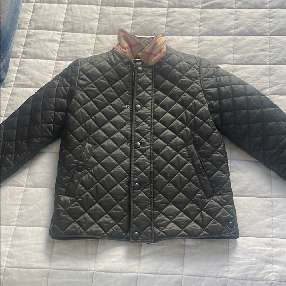 Boys Burberry Quilted Jacket